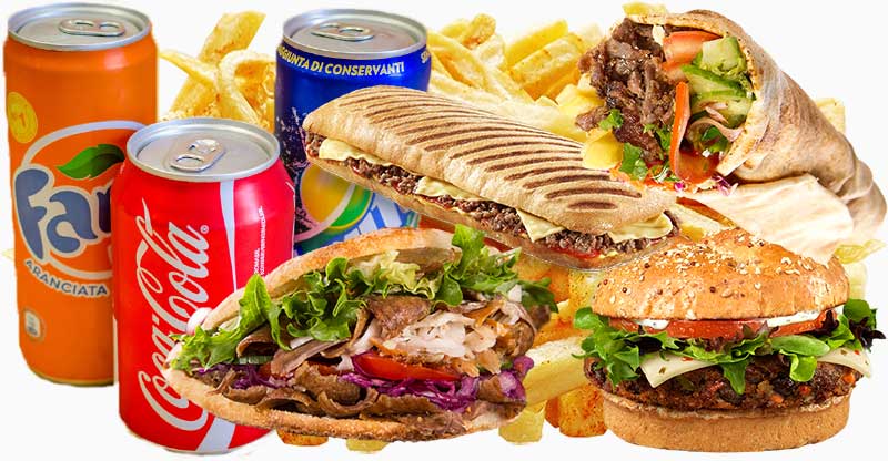 Menu sandwich kebab